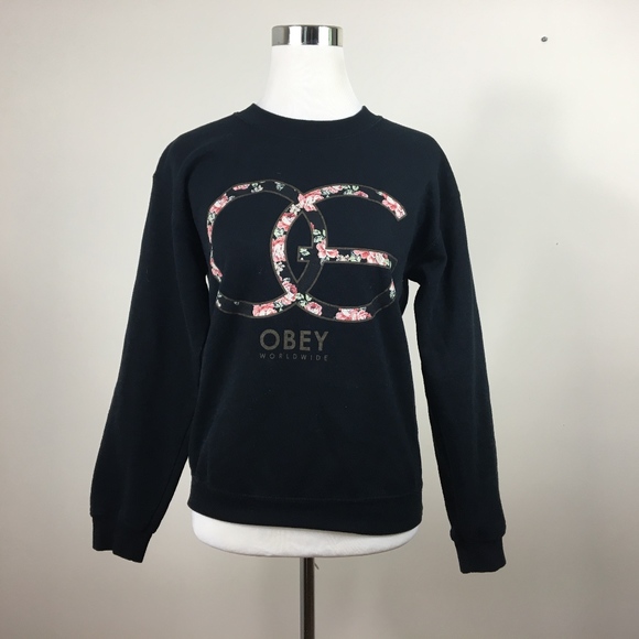 obey crew neck womens